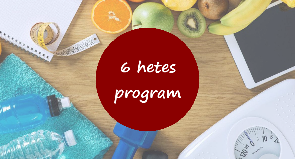 6 hetes életmódváltó fogyás program