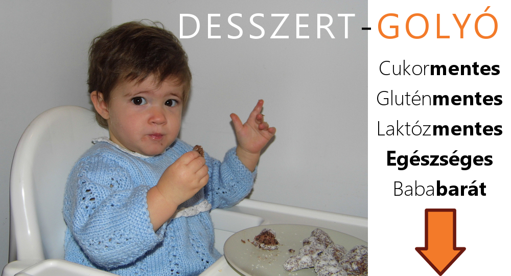 Egészséges, cukormentes desszert golyó - RECEPT