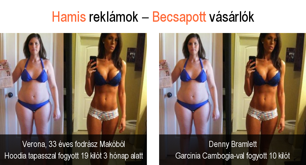 Zsírégető csodaszerek - Valótlan fogyasztószer reklámok, becsapott vásárlók